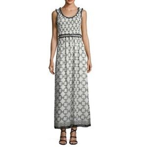 Max Studio Women's Smocked Butterfly Maxi Dress